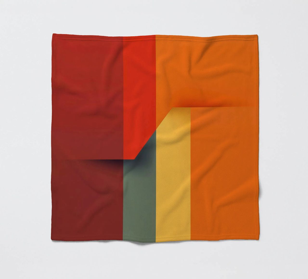 Minimalistic Abstract Retro Poster Cut Design coperta in pile da Autofocus