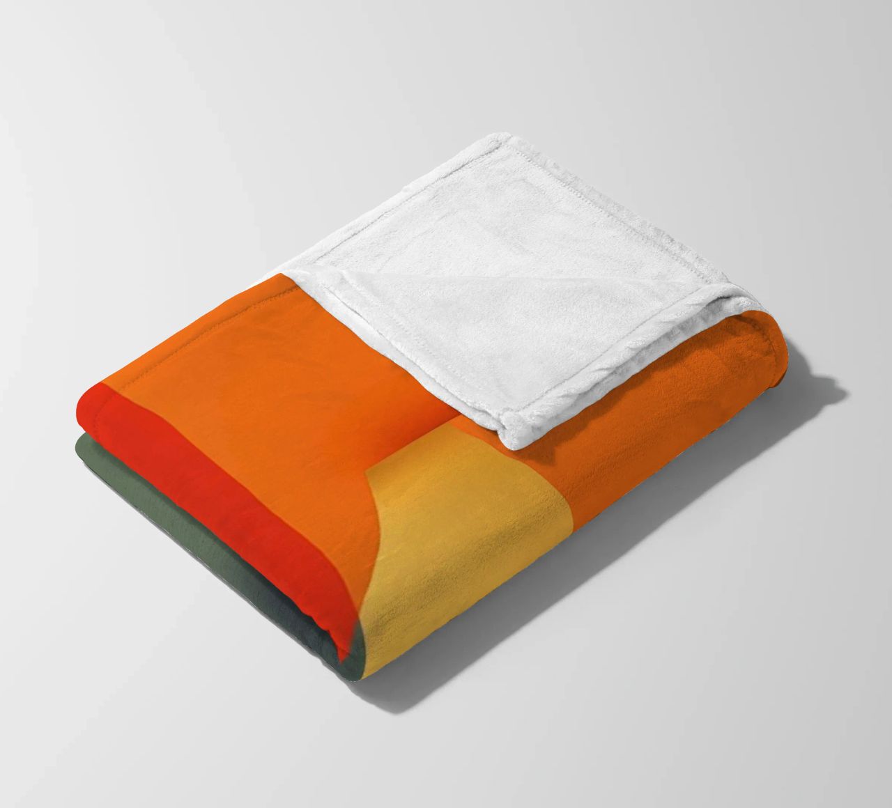 Minimalistic Abstract Retro Poster Cut Design coperta in pile da Autofocus