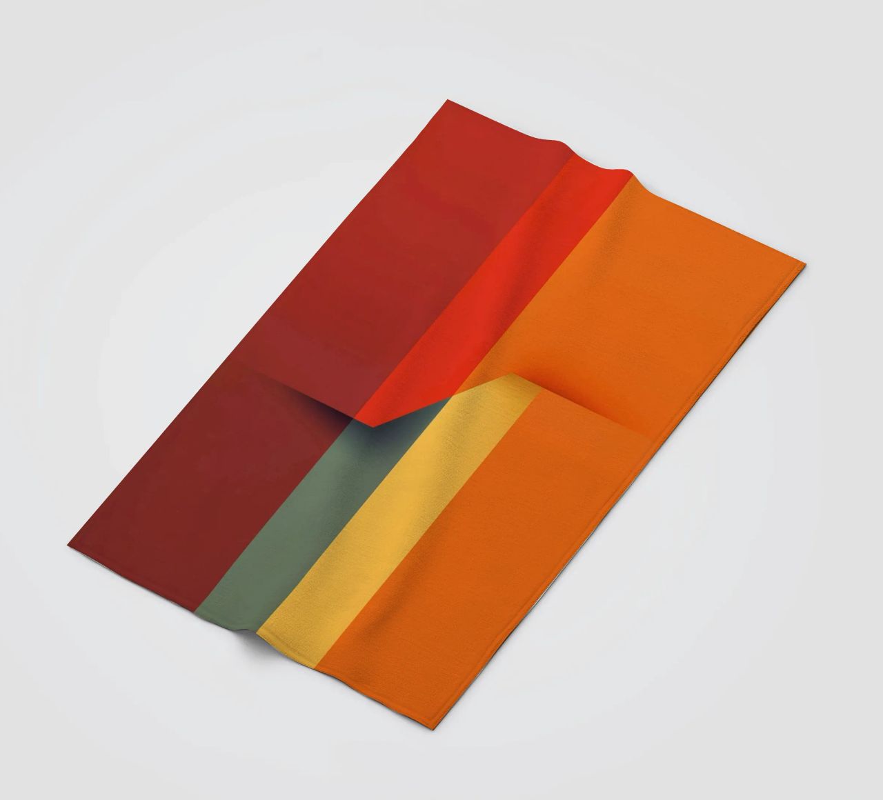 Minimalistic Abstract Retro Poster Cut Design coperta in pile da Autofocus