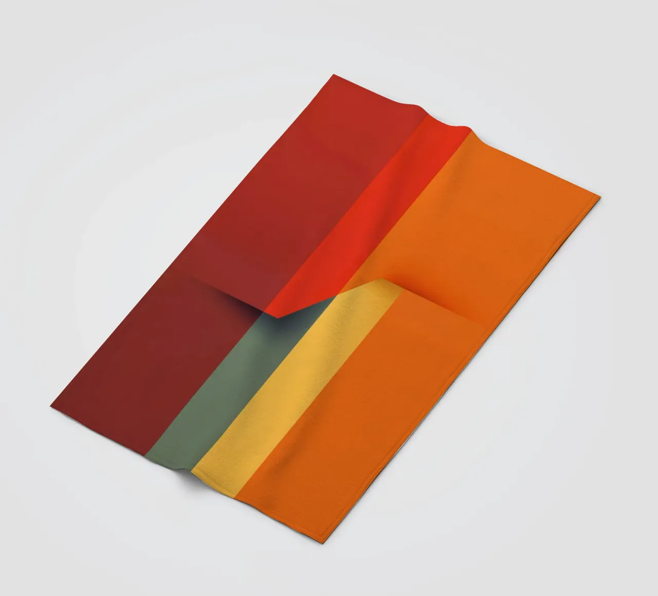 Minimalistic Abstract Retro Poster Cut Design fleece blanket by Autofocus