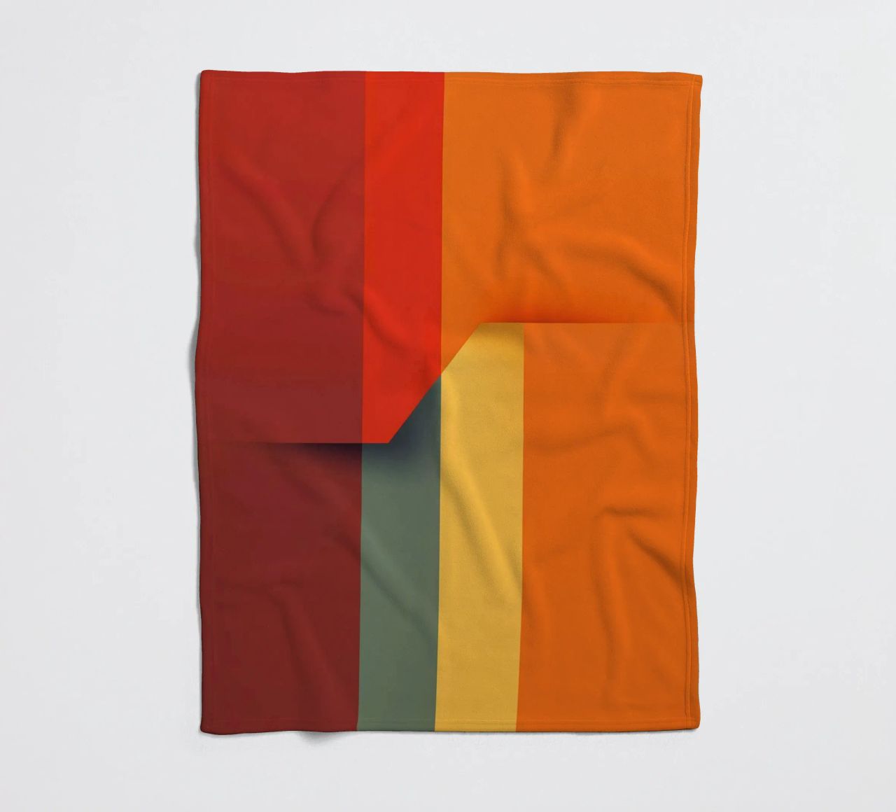 Minimalistic Abstract Retro Poster Cut Design coperta in pile da Autofocus