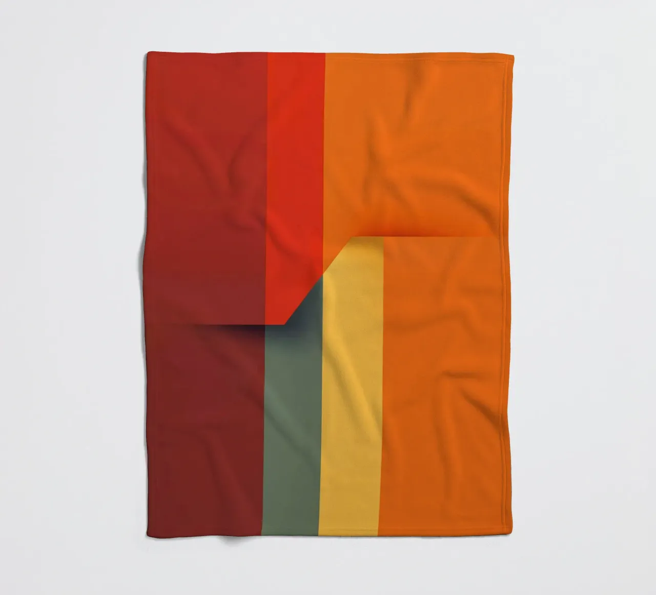 Minimalistic Abstract Retro Poster Cut Design fleece blanket by Autofocus