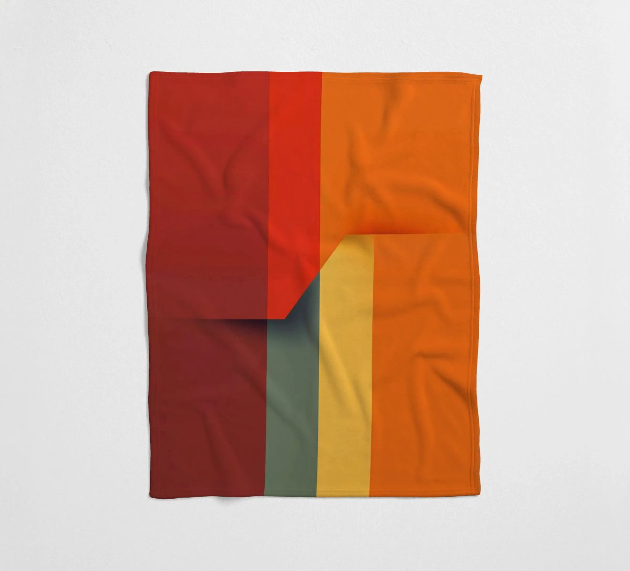 Minimalistic Abstract Retro Poster Cut Design coperta in pile da Autofocus