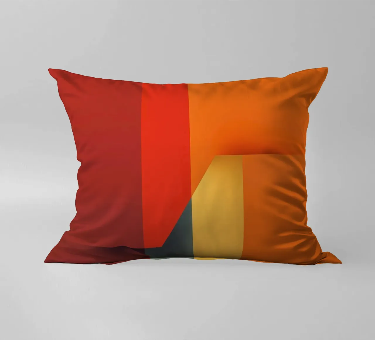 Minimalistic Abstract Retro Poster Cut Design cojín de Autofocus
