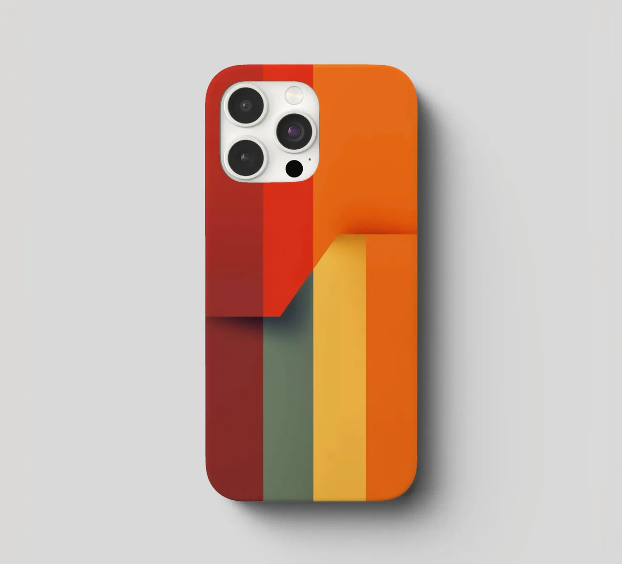 Minimalistic Abstract Retro Poster Cut Design cover iphone da Autofocus