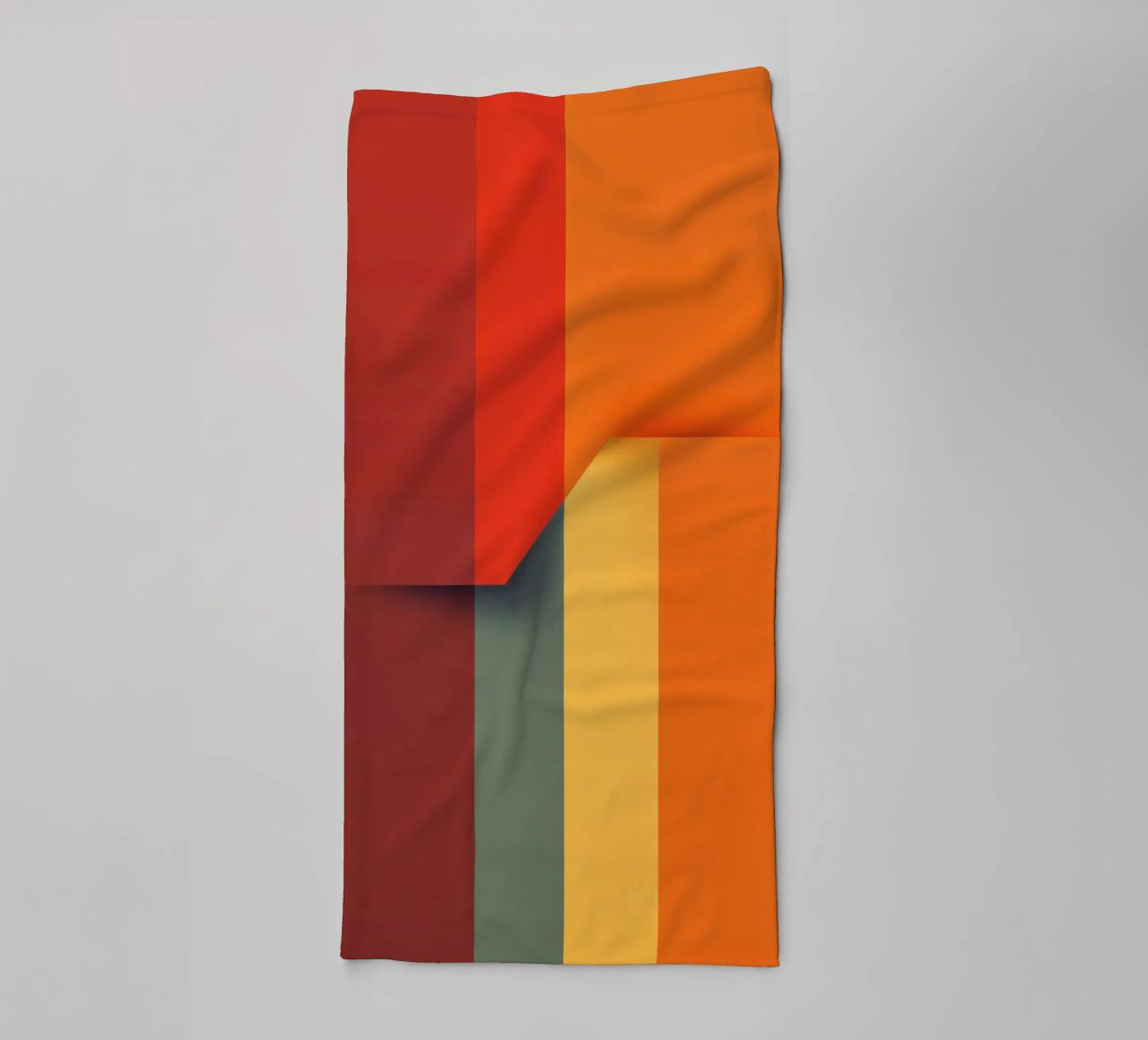 Minimalistic Abstract Retro Poster Cut Design towel by Autofocus