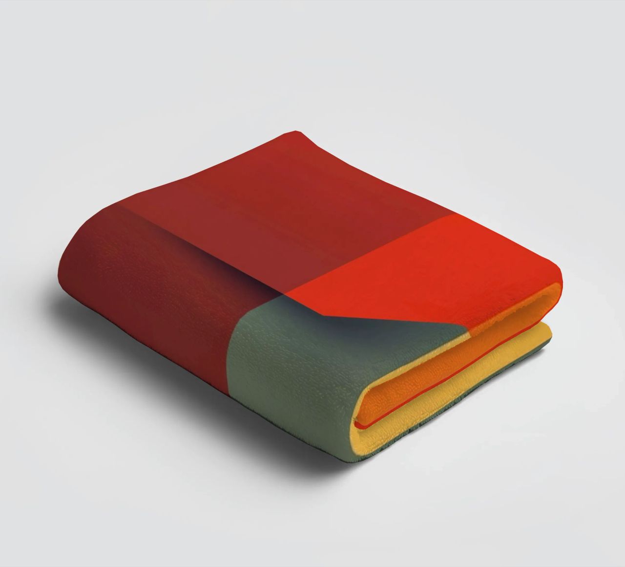Minimalistic Abstract Retro Poster Cut Design towel by Autofocus