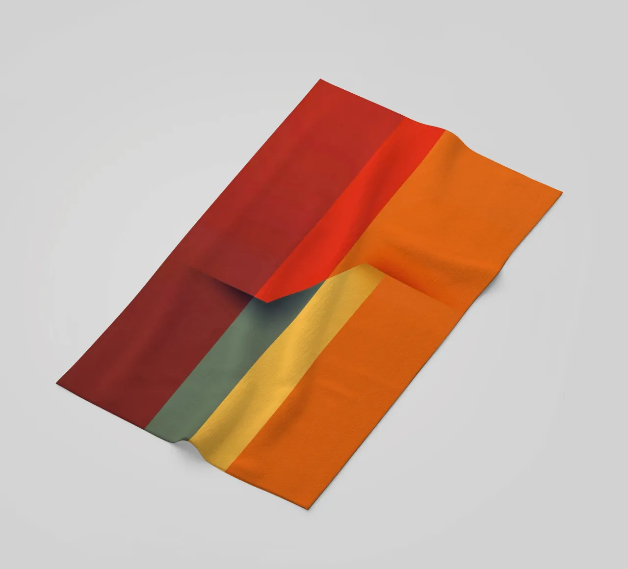 Minimalistic Abstract Retro Poster Cut Design telo mare da Autofocus