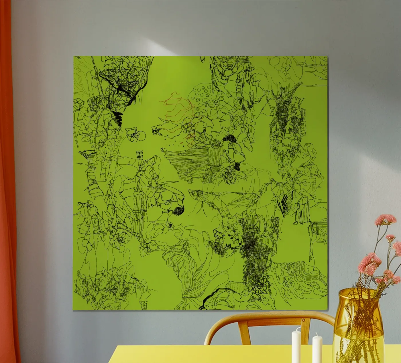 green poster da k i m