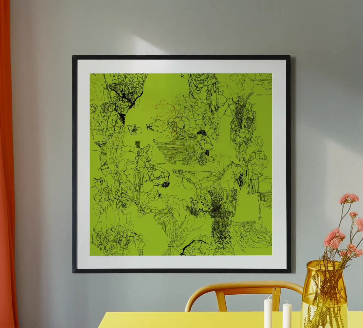 green poster da k i m