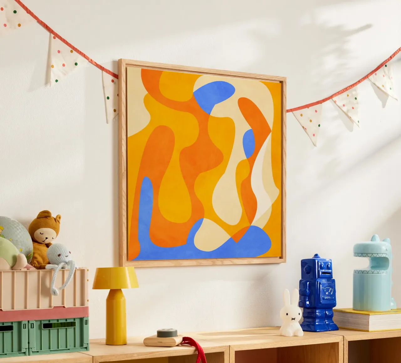 Blue Orange plexiglass da Abstract 888