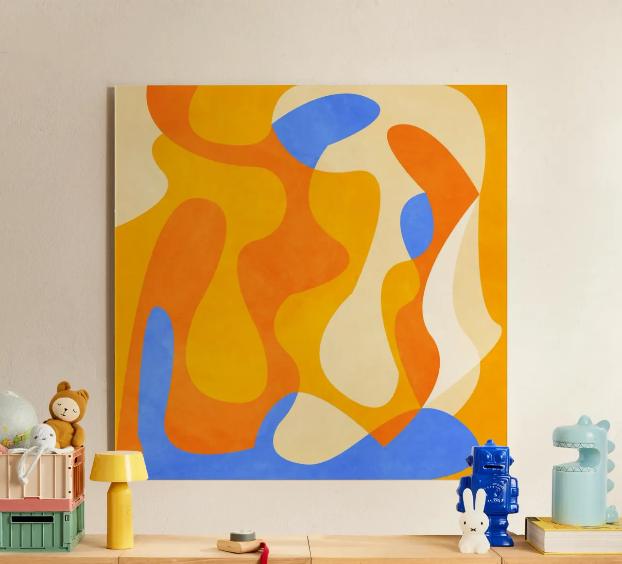 Blue Orange plexiglass da Abstract 888