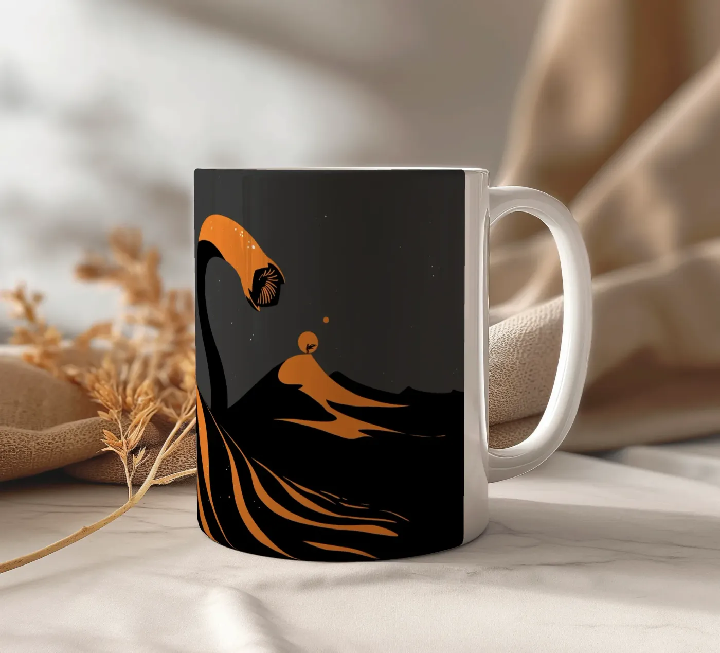 Sandworm ceramic mug by 7115