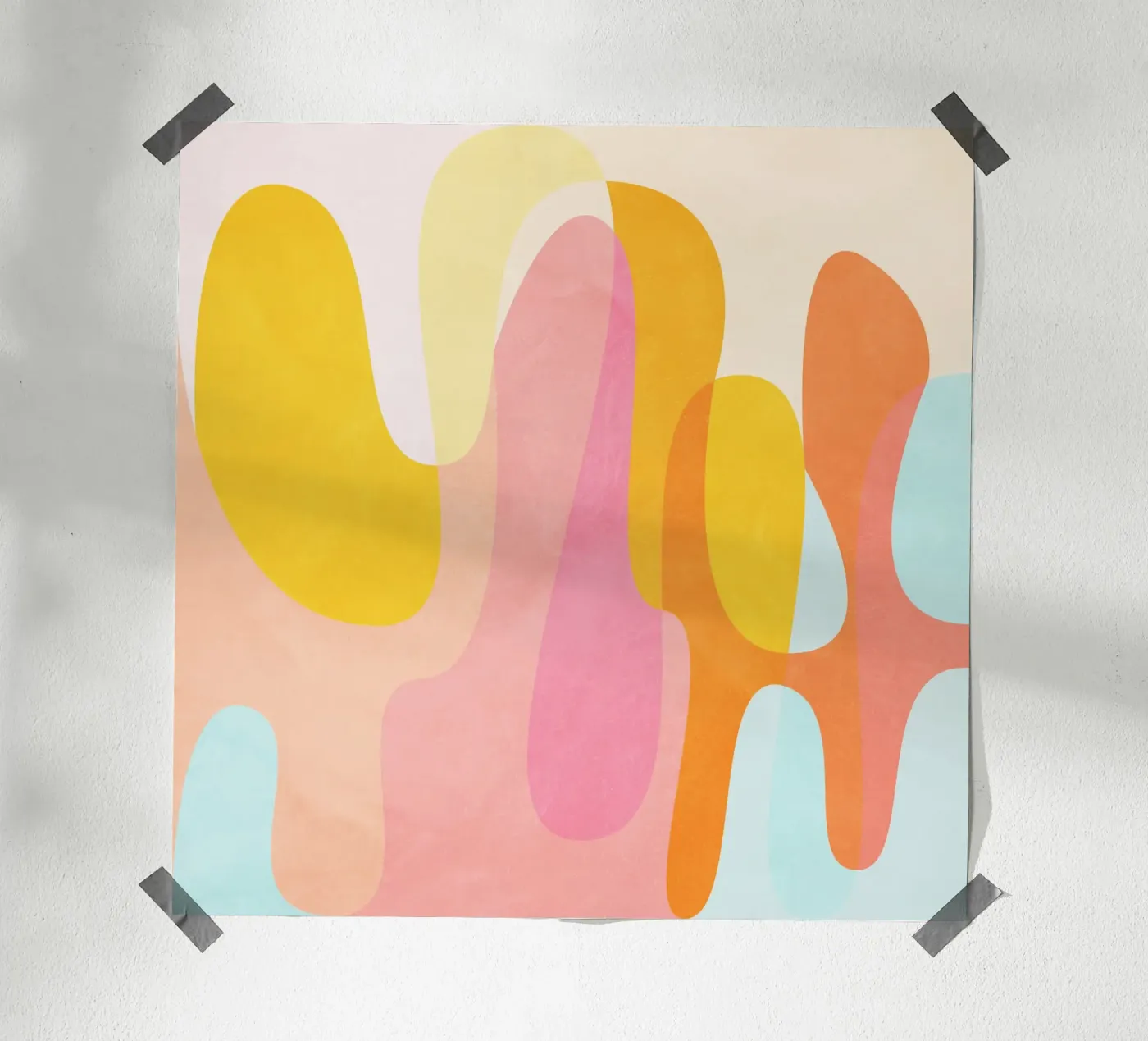 Stroom poster van Abstract Joy