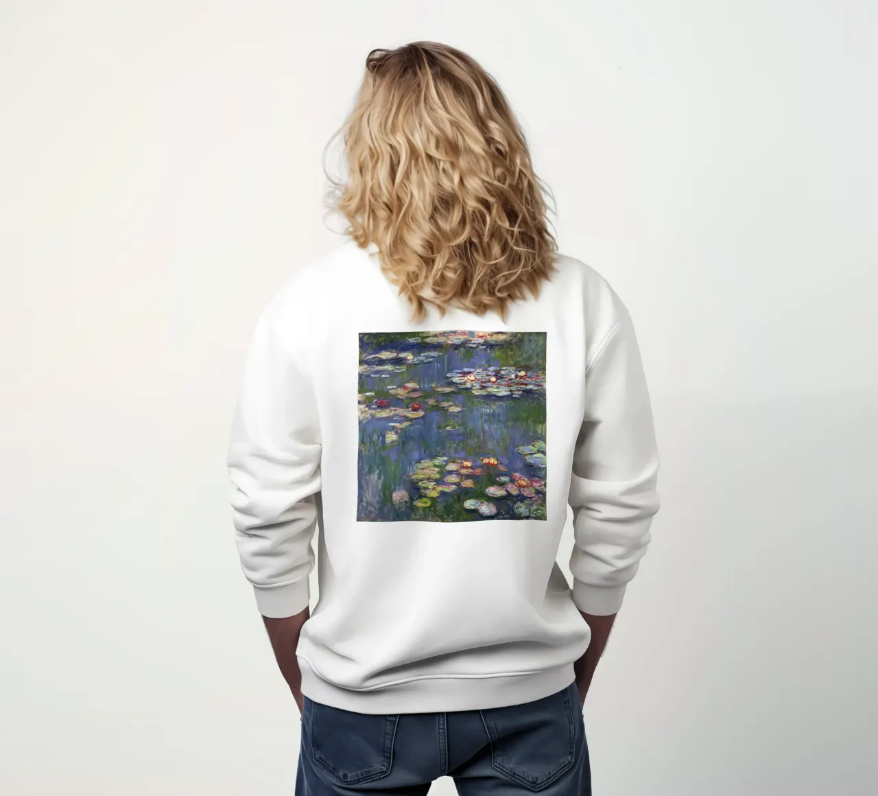 Claude Monet - Ninfee felpa da 100 masterpieces