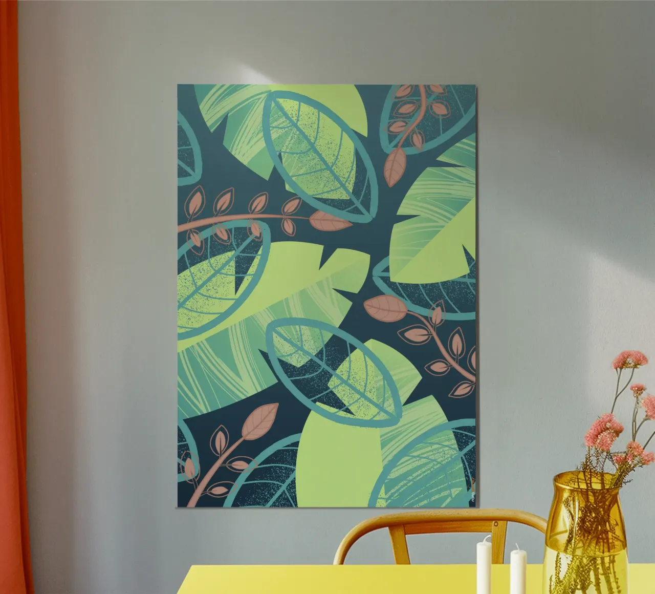 Floral Brazil 01 alu-dibond by Rafa Gomes