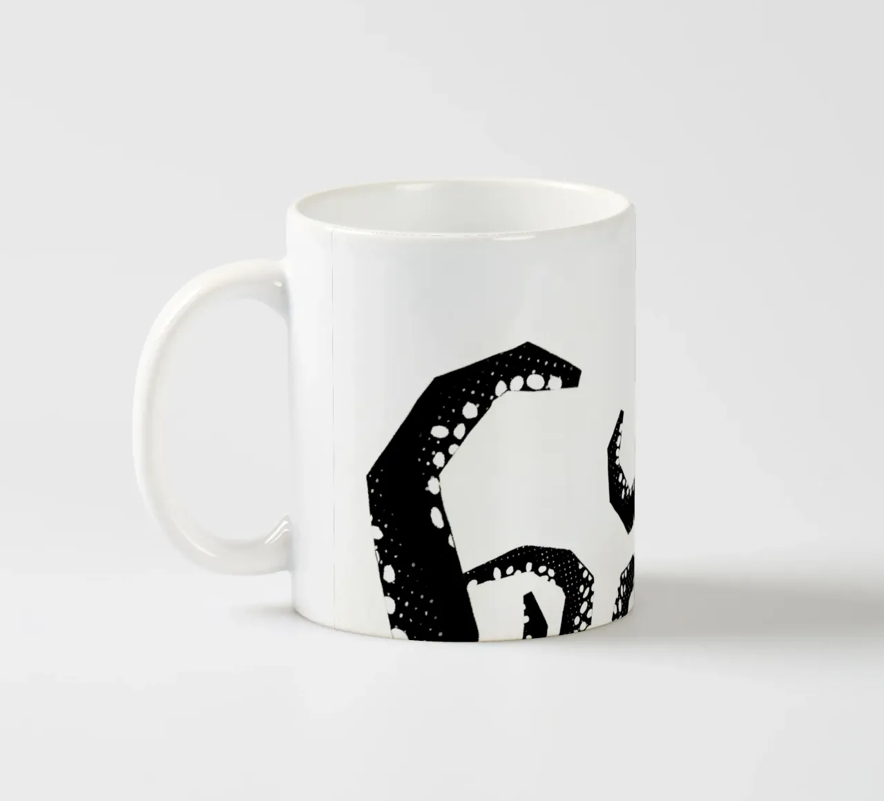 Tentacles ceramic mug by RAAKMA STUDIO