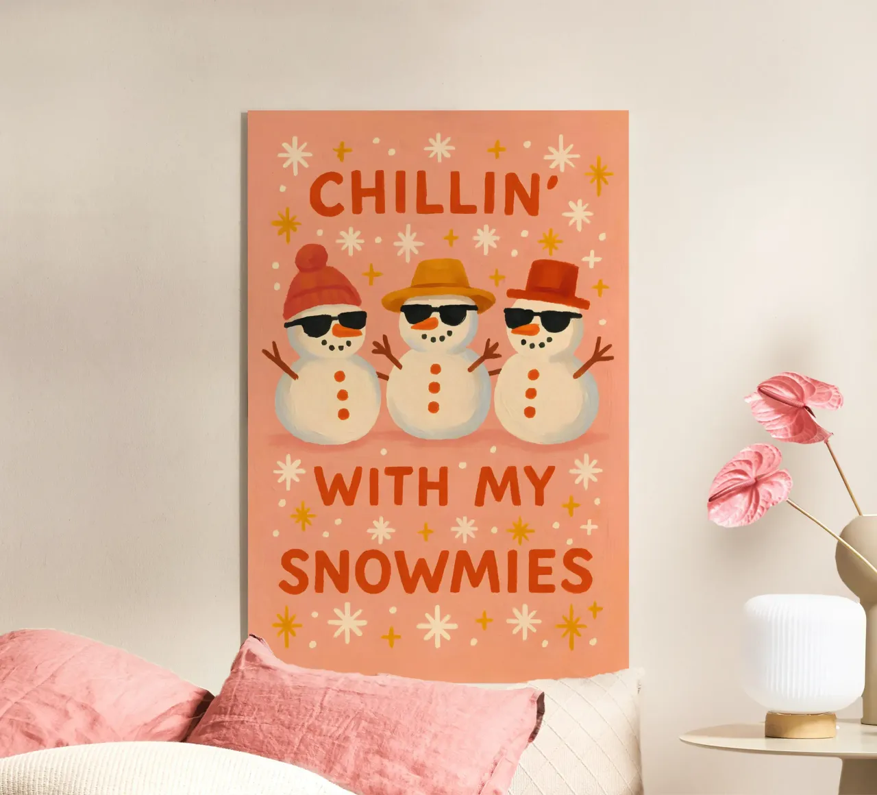 Chillin’ With My Snowmies plexiglass da Wall of Whispers