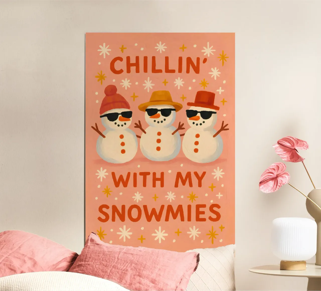 Chillin’ With My Snowmies carta hahnemühle da Wall of Whispers