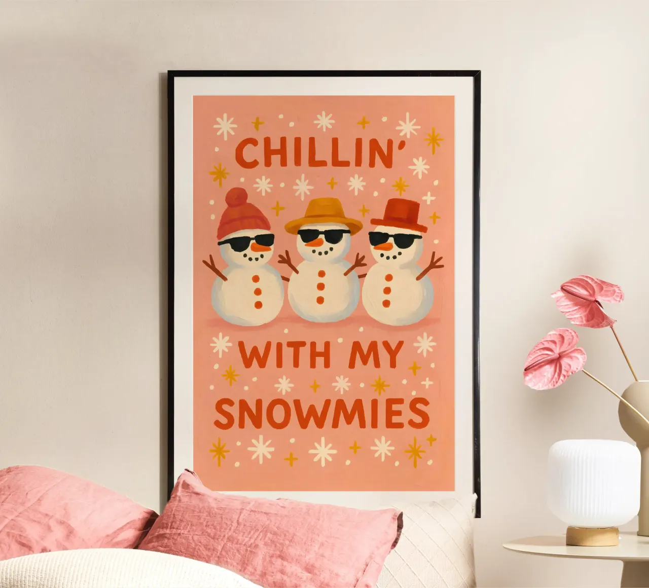 Chillin’ With My Snowmies carta hahnemühle da Wall of Whispers