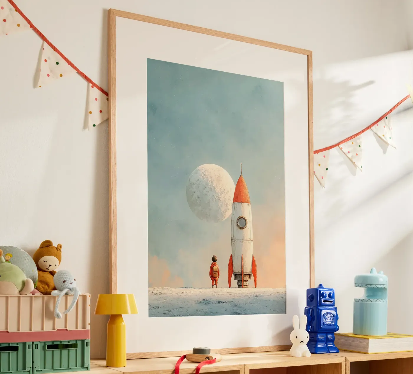 On the Moon poster da wonderfolk