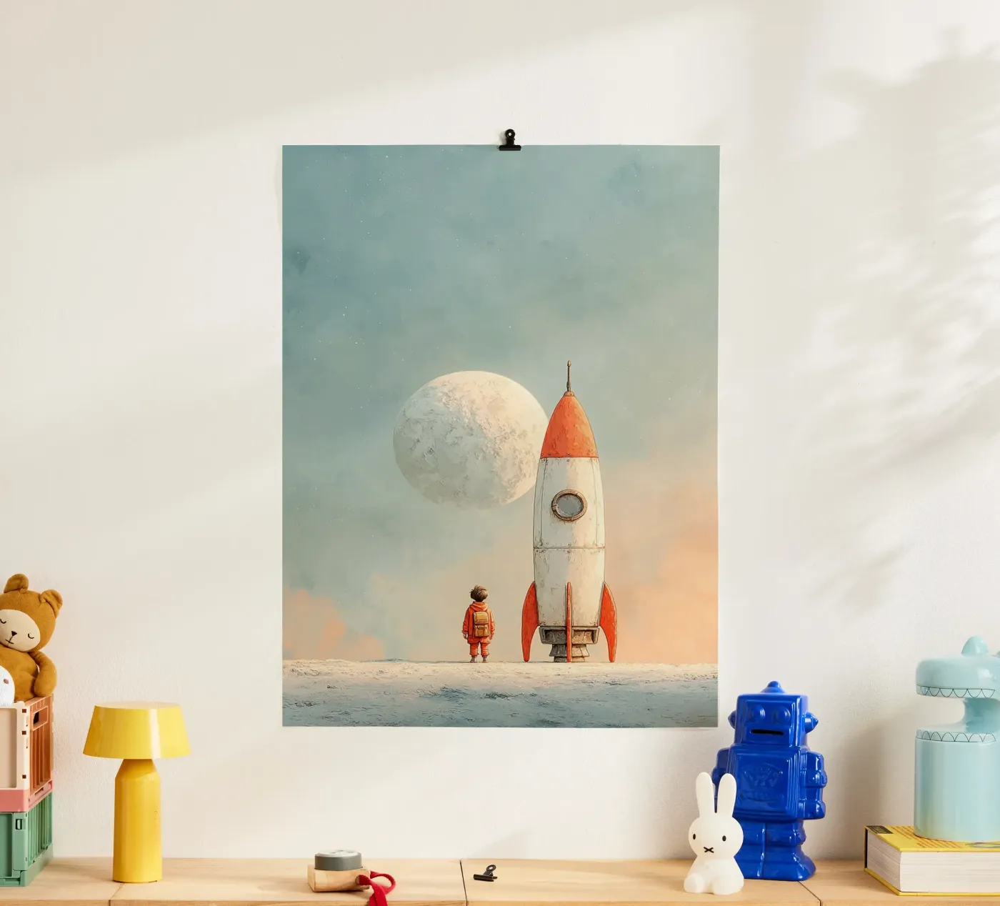 On the Moon poster da wonderfolk
