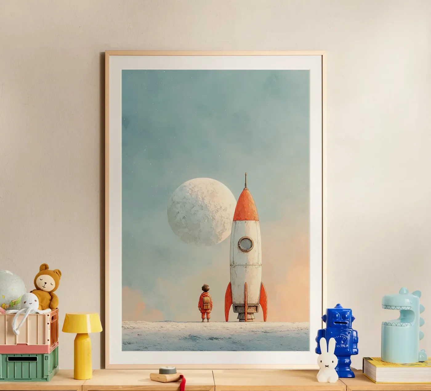 On the Moon poster da wonderfolk