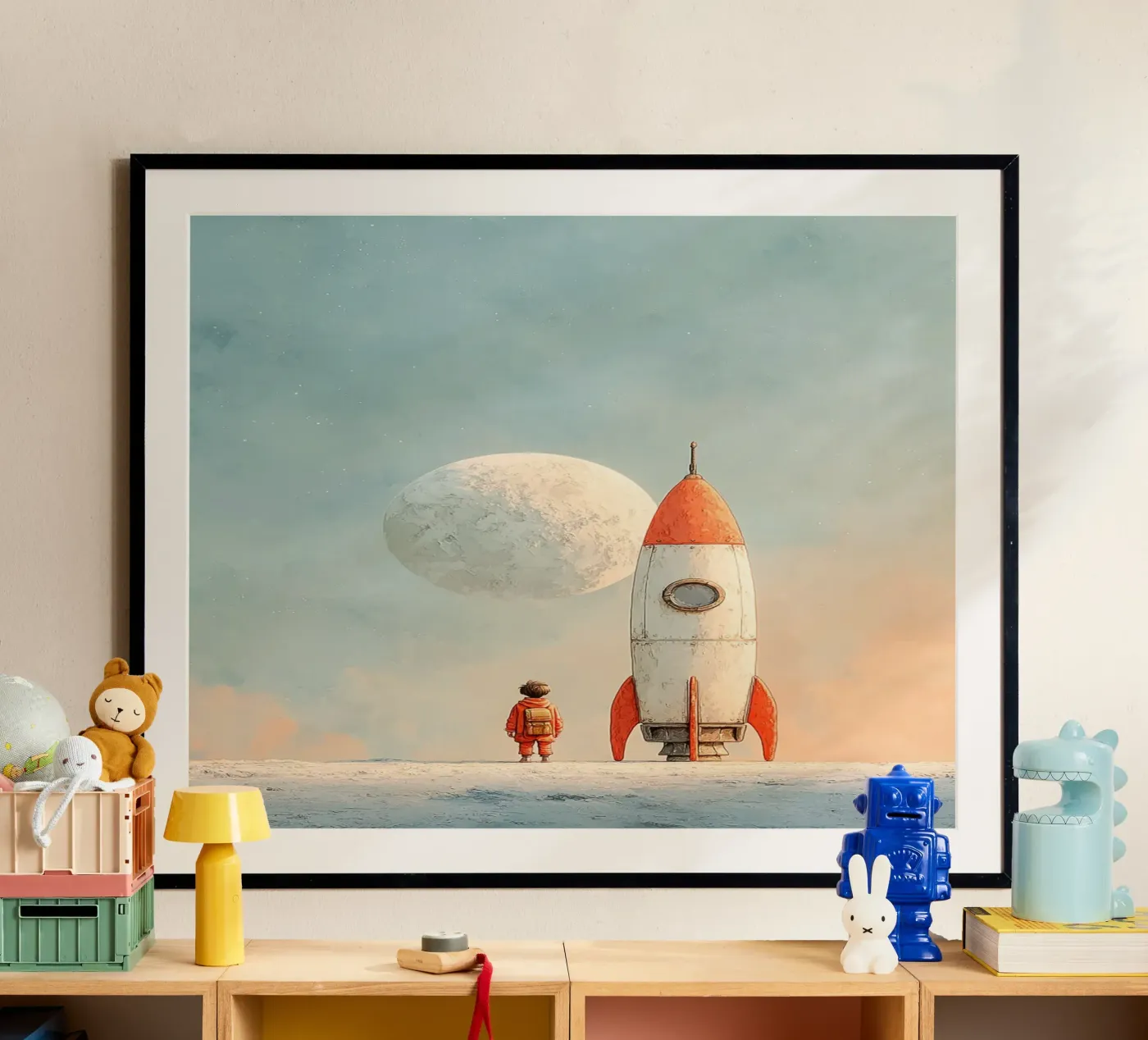 On the Moon poster da wonderfolk