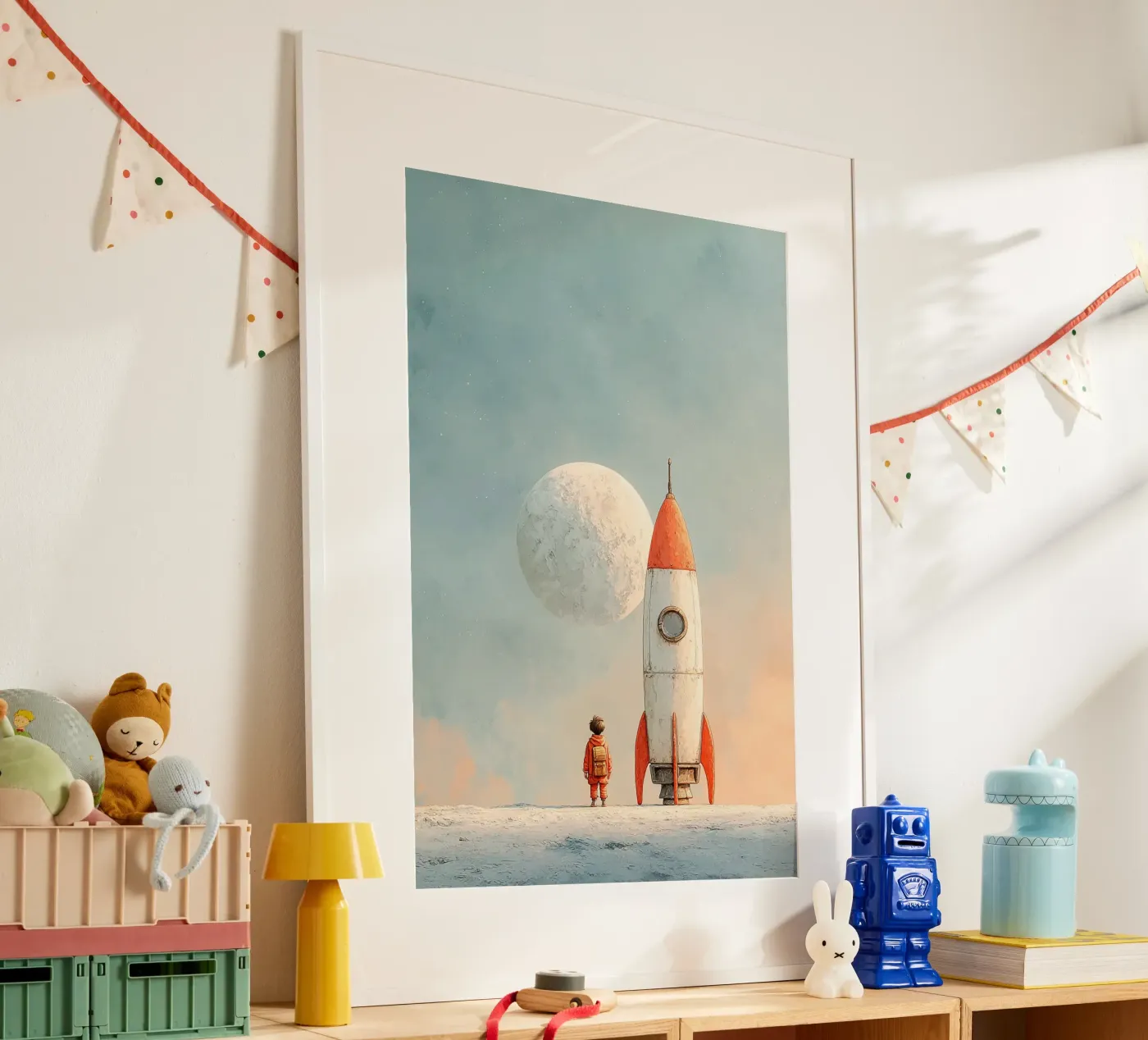 On the Moon poster da wonderfolk