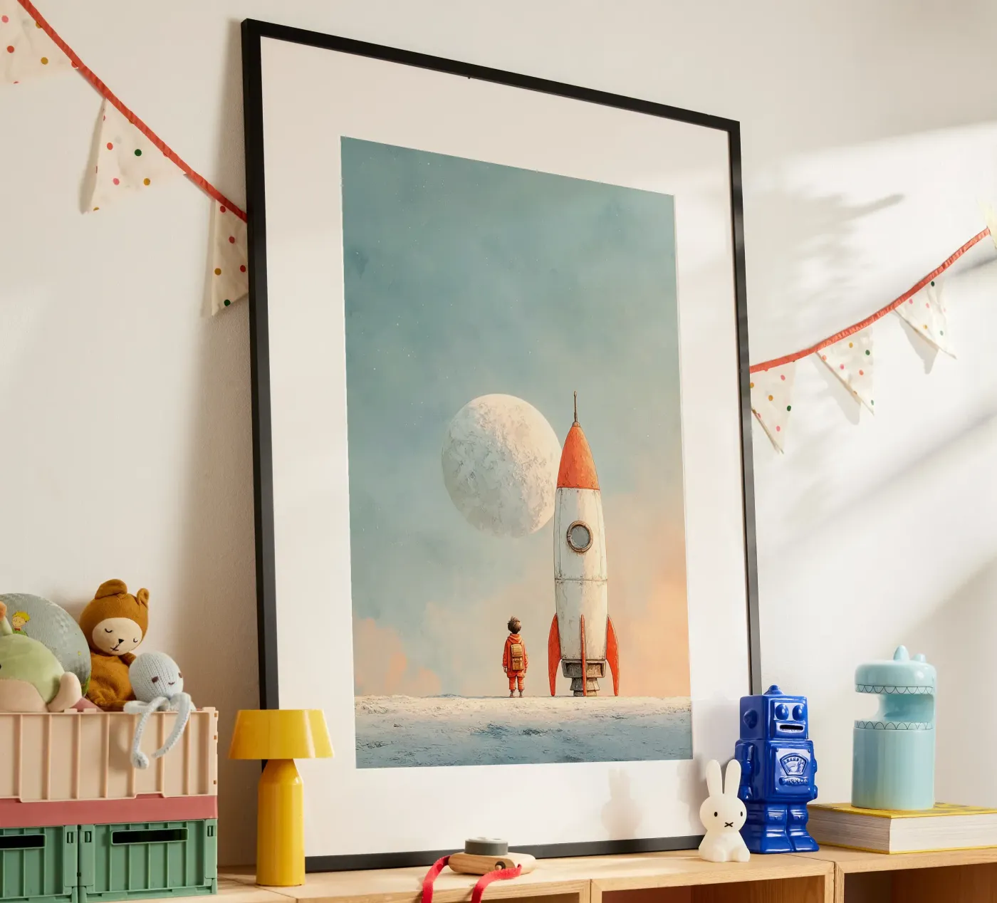 On the Moon poster da wonderfolk