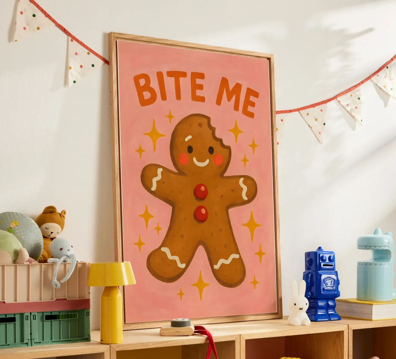 Bite Me Gingerbread plexiglass da Wall of Whispers