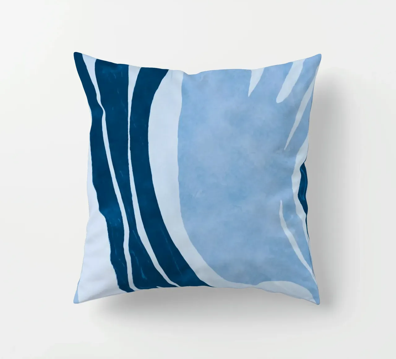 Forme contemporanee e forme blu cuscino da Andrea Haase Modern Home