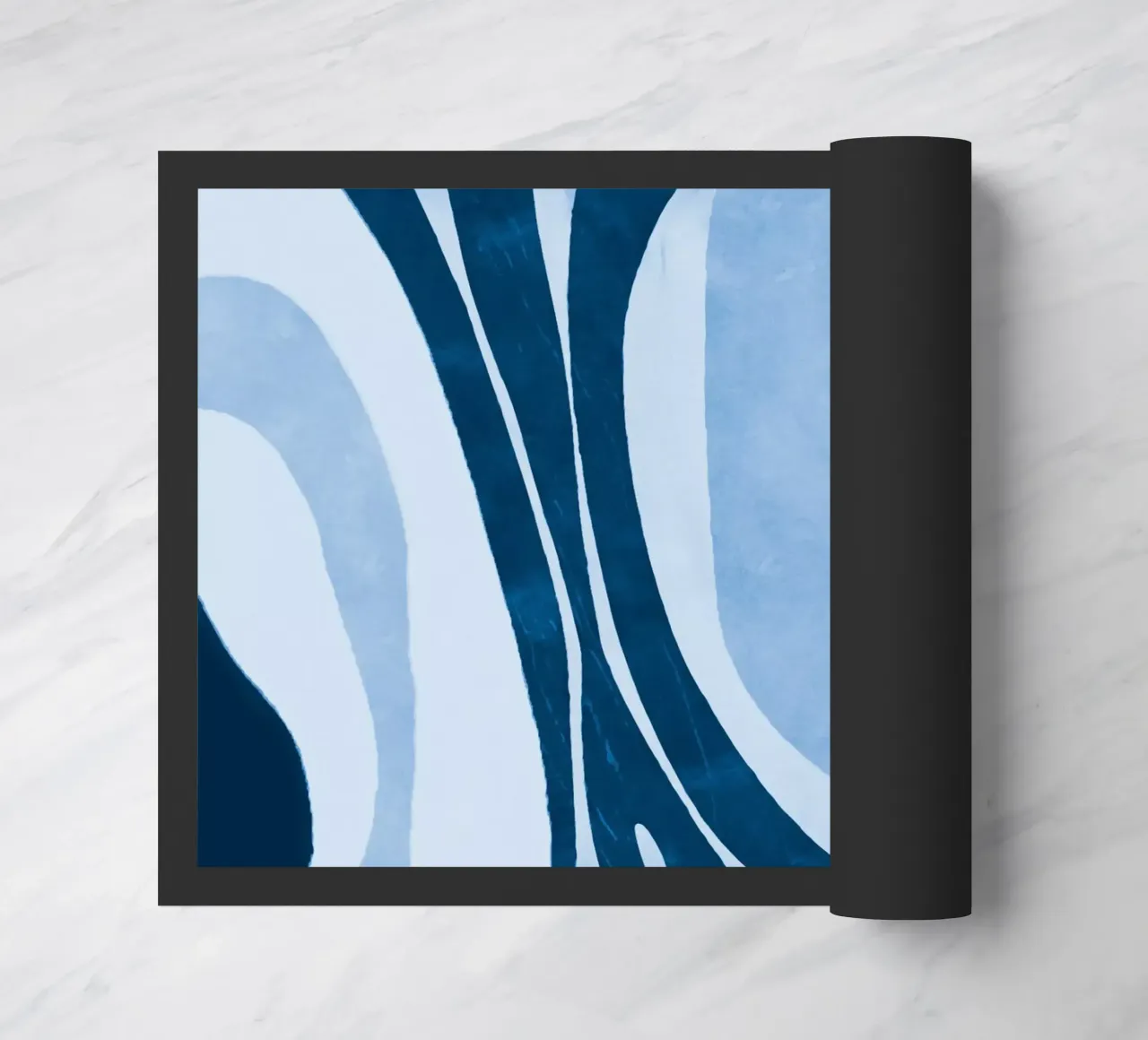 Forme contemporanee e forme blu zerbino da Andrea Haase Modern Home