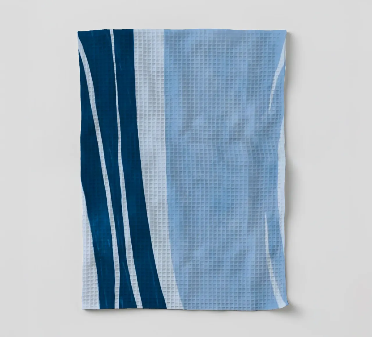 Contemporary Shapes And Forms Blue tea towel by Andrea Haase Modern Home
