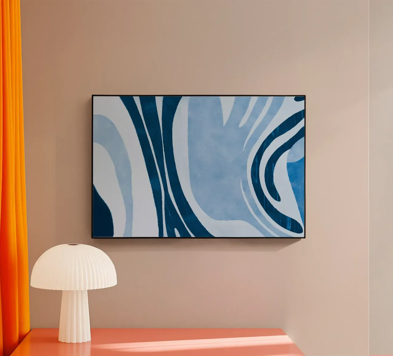 Contemporary Shapes And Forms Blue acrylic glass by Andrea Haase Modern Home