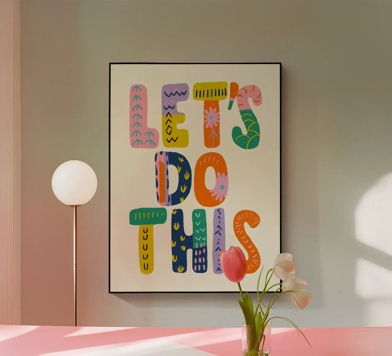 Let’s Do This plexiglas de Wall of Whispers