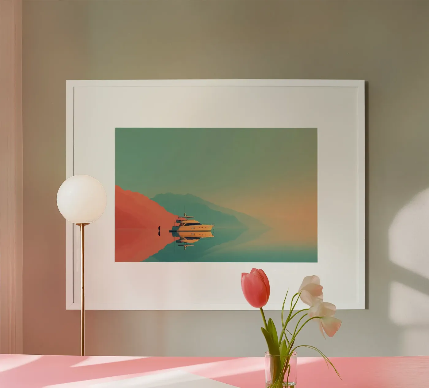 Sunset Drift poster de Tinyverse Studio