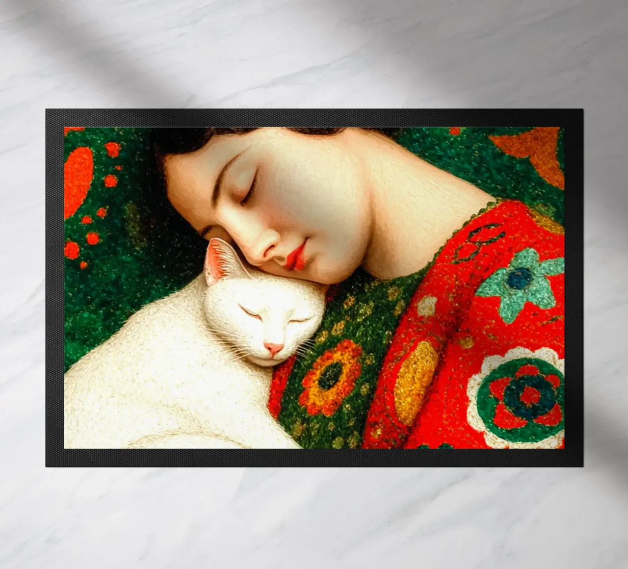 Amore per i gatti zerbino da Puschkinowa