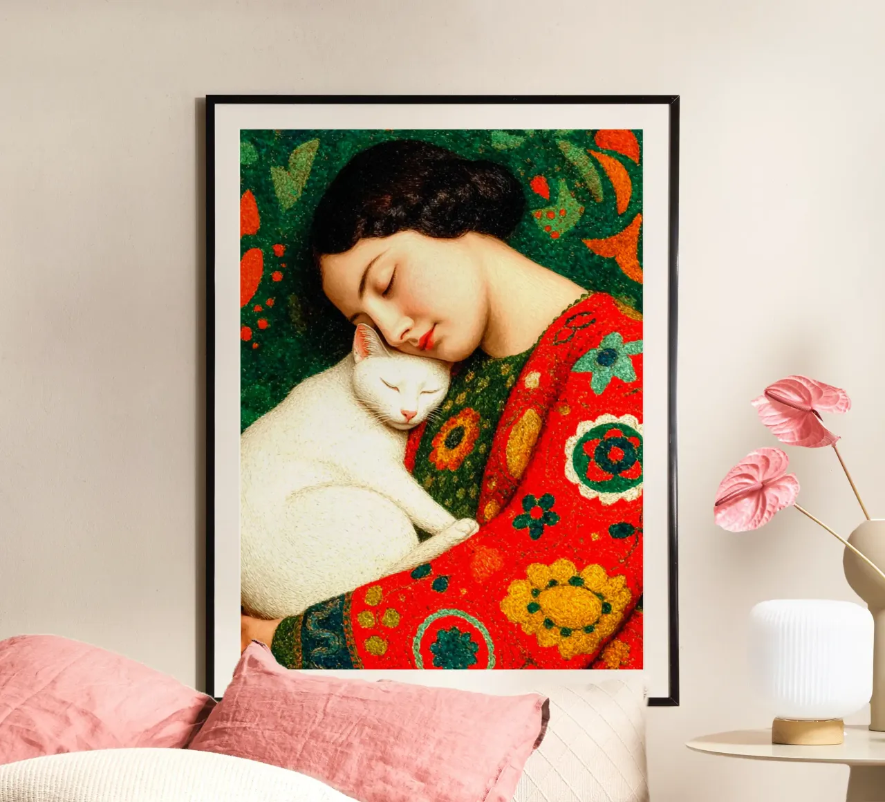 Cat love poster da Puschkinowa