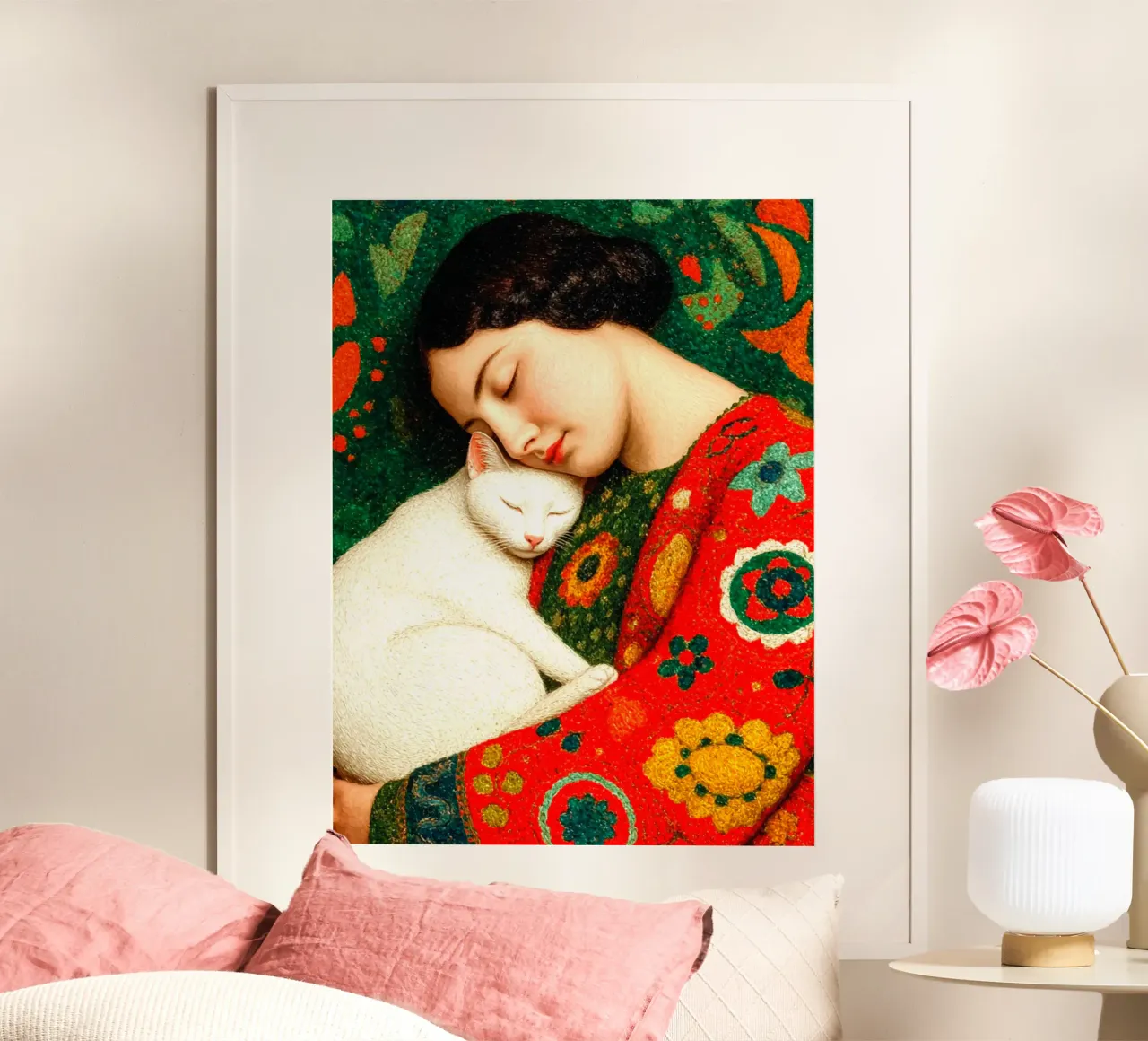 Cat love poster da Puschkinowa