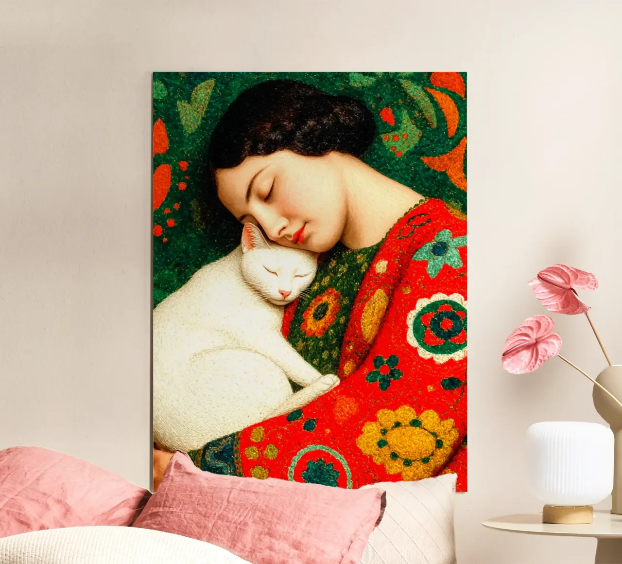 Cat love poster da Puschkinowa