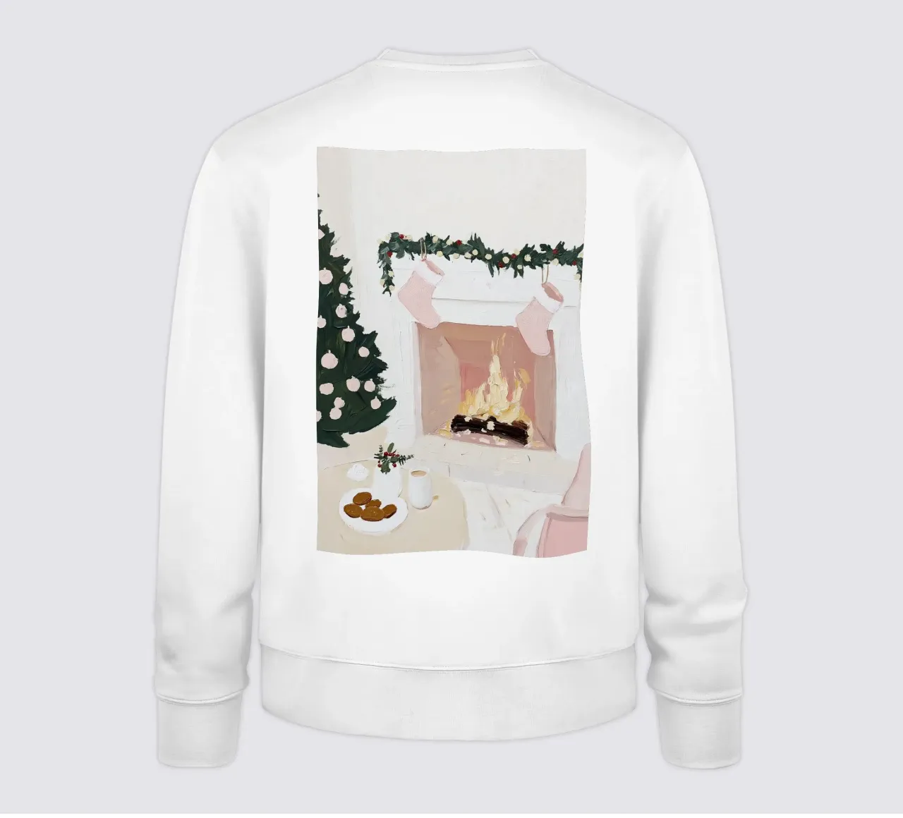 Fuoco di Natale, Notte di Natale, Albero di Natale felpa da Little Lila