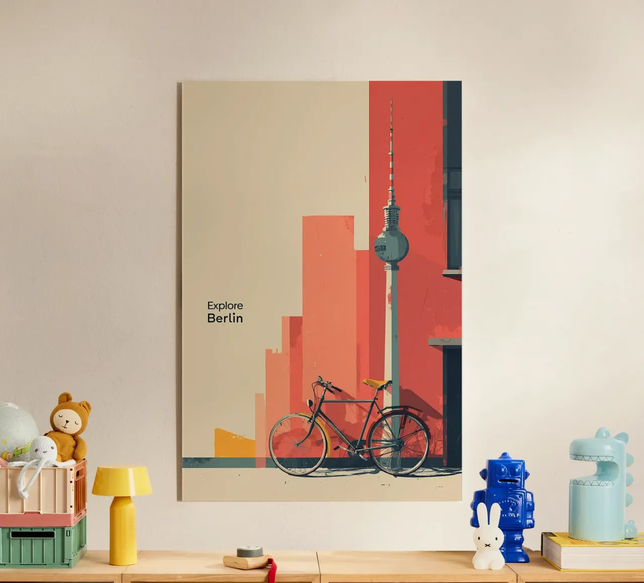 Explore Berlin Acryl-Glas von Alabala