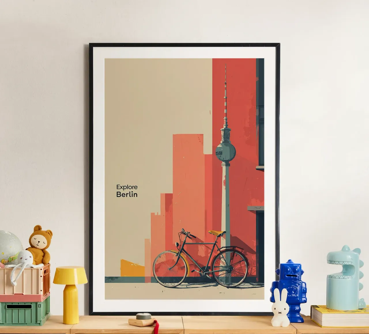 Explore Berlin poster by Alabala