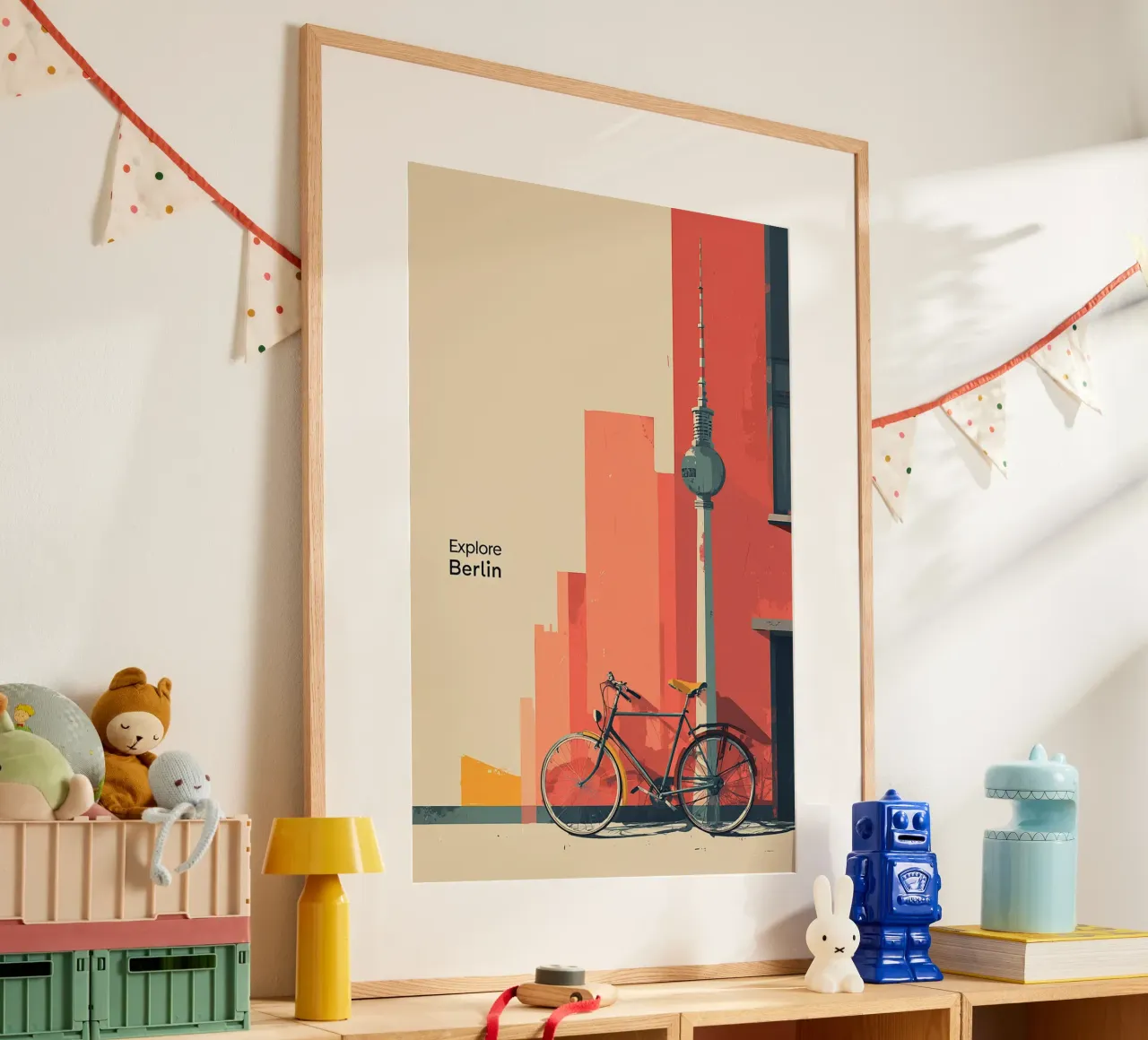 Explore Berlin poster by Alabala
