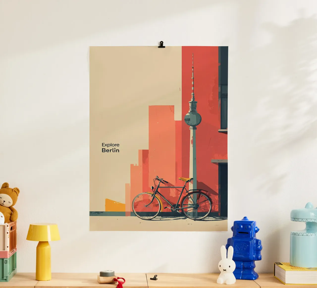 Explore Berlin poster by Alabala