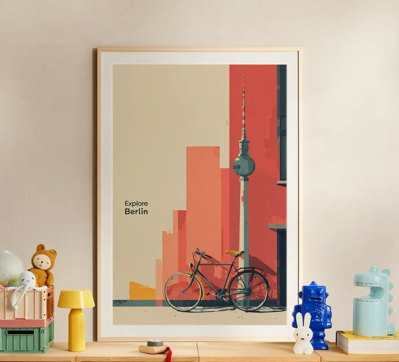 Explore Berlin poster by Alabala