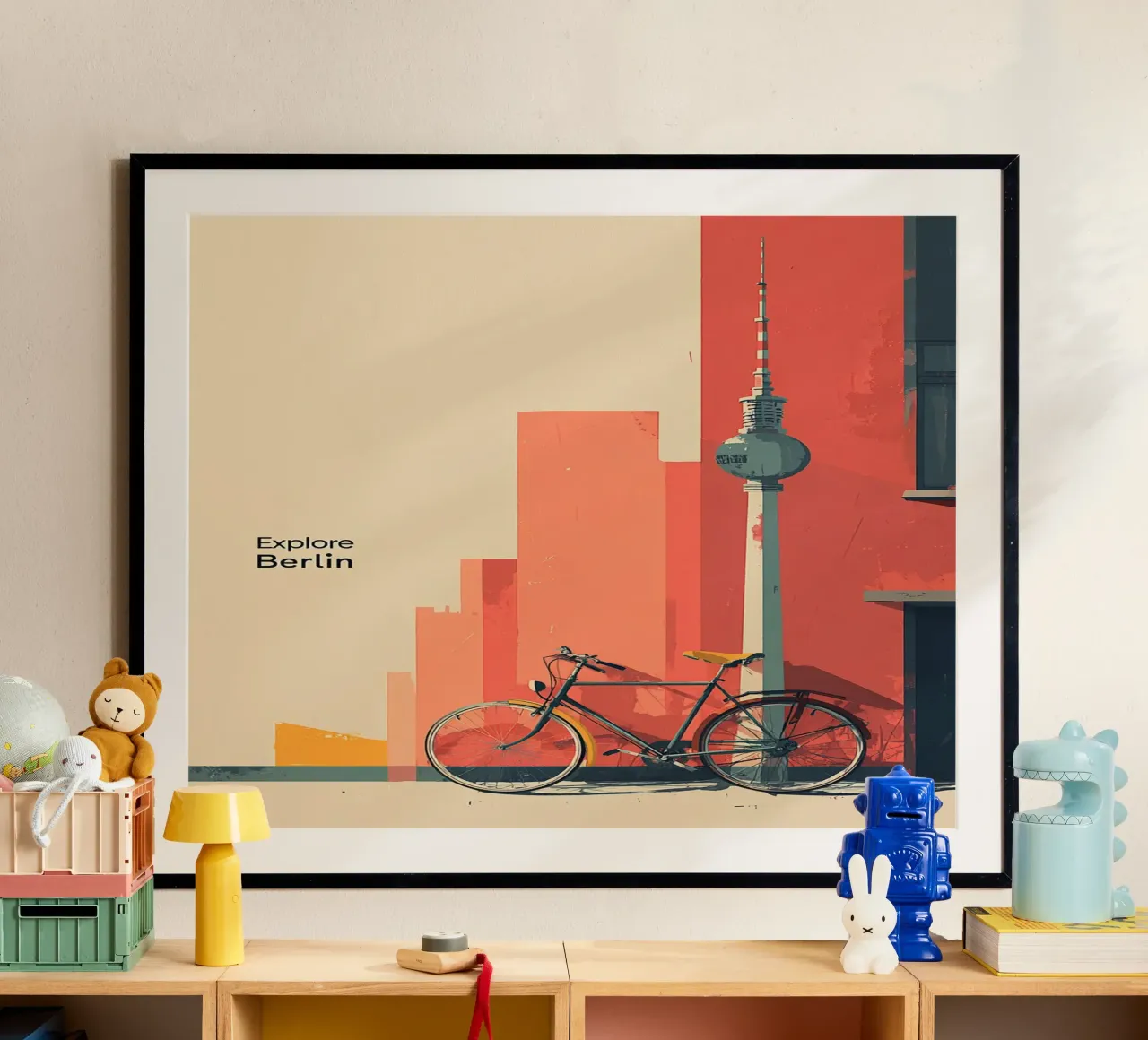 Explore Berlin poster by Alabala