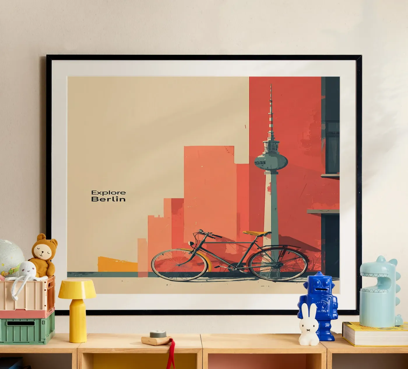 Explore Berlin Poster von Alabala