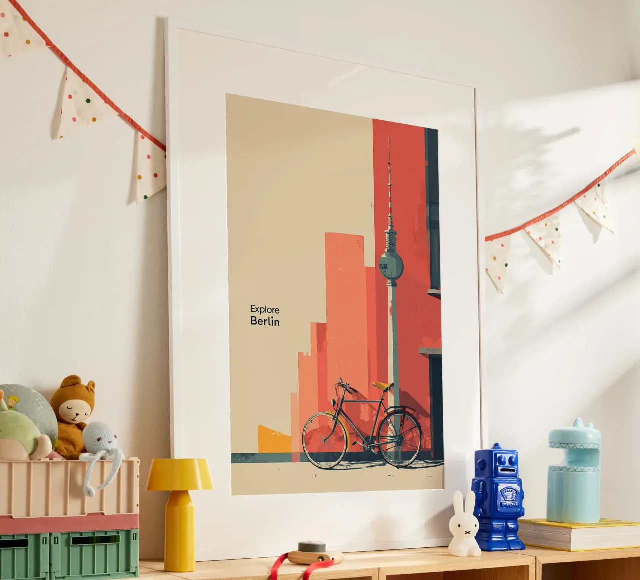 Explore Berlin poster by Alabala